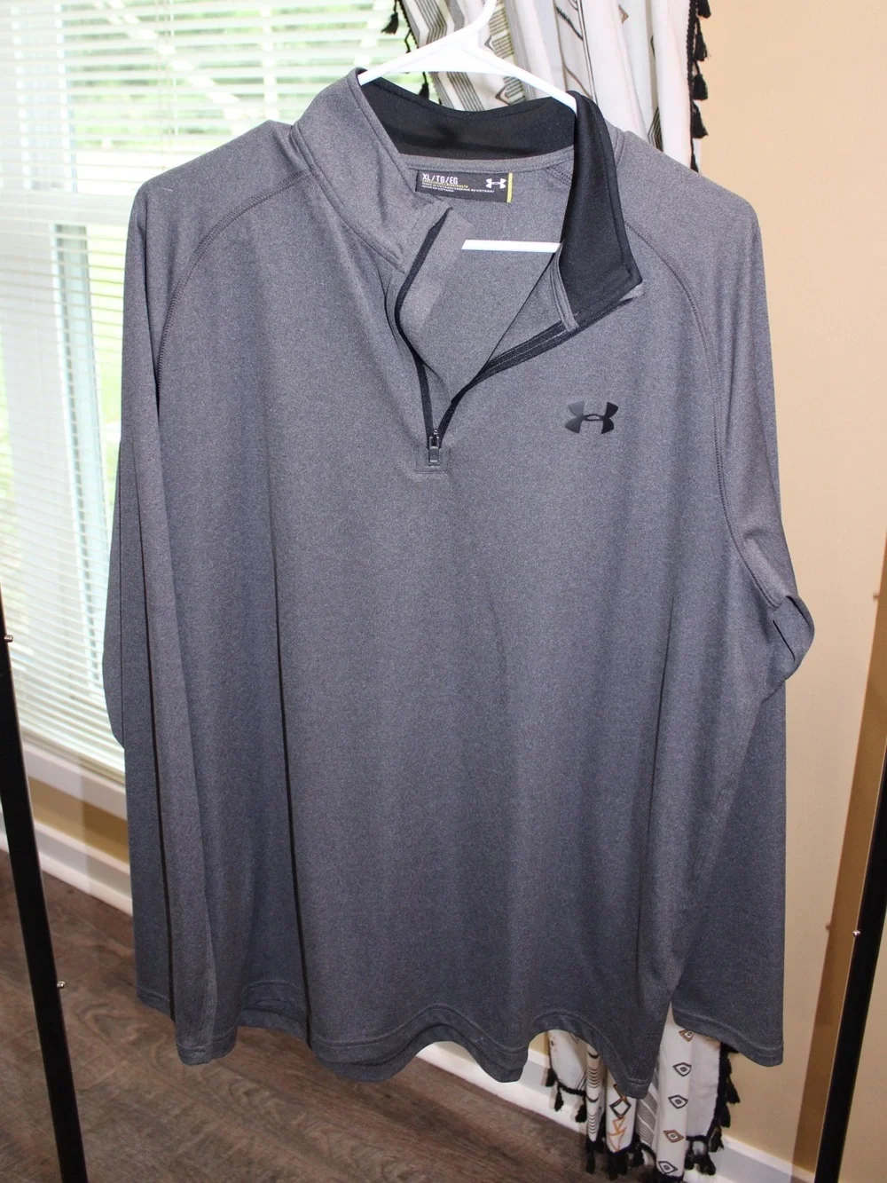 Under Armour Men’s Tech 1/4 Zip Pullover Gray XL | Long Sleeve Performance Top
